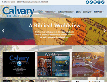 Tablet Screenshot of calvaryeagles.org